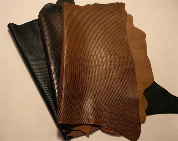 goat finished leather